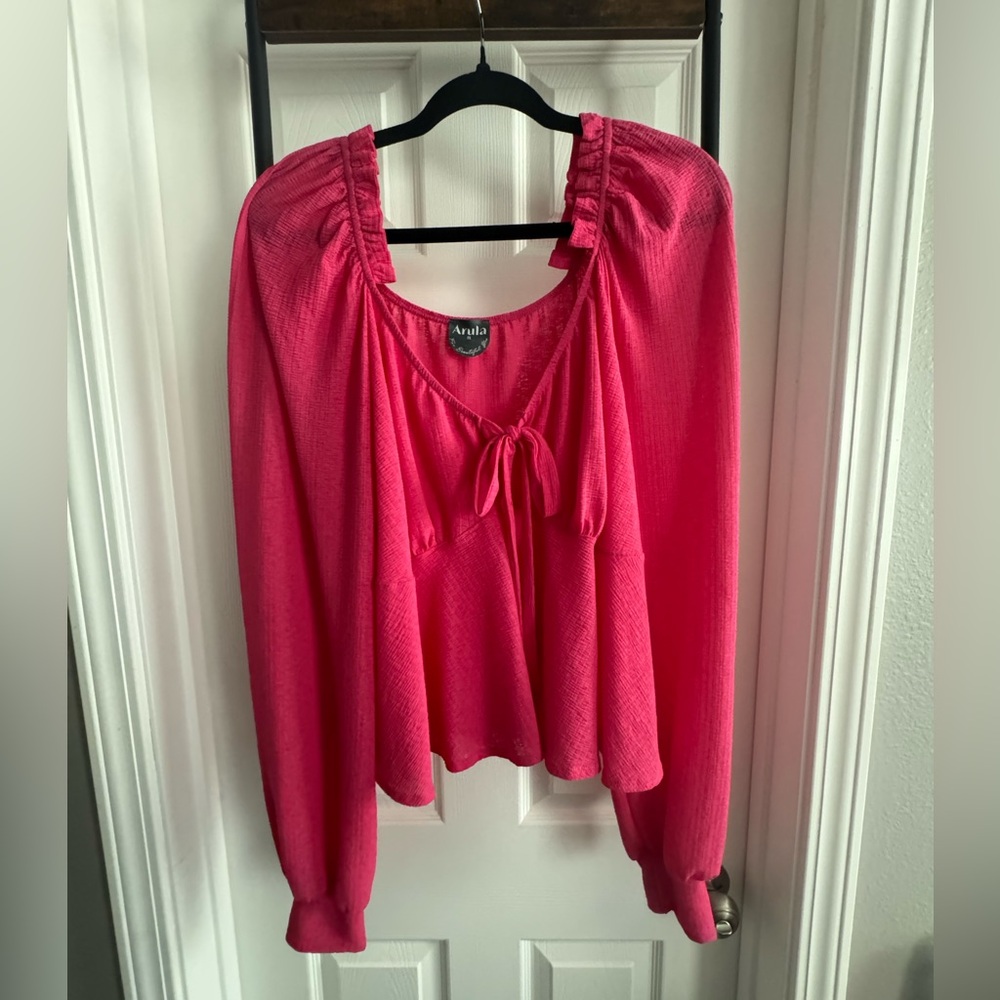 Pink Arula Size B (2XL 18-20) Blouse